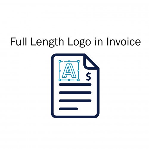 Full Length Logo in Invoice