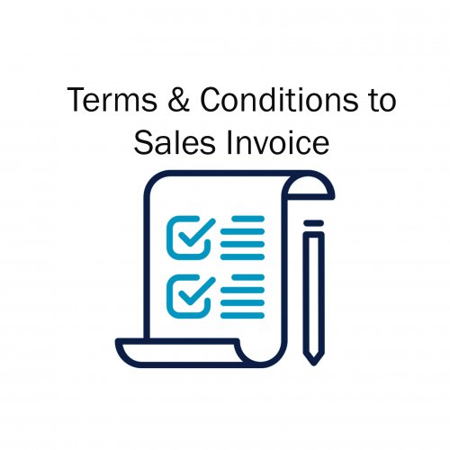 Terms & Conditions to Sales Invoice