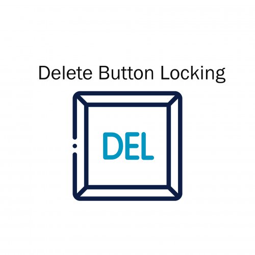 Delete Button Locking